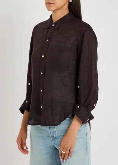 Citizen Of Humanity Citizens Of Humanity Kayla Shrunken Linen Shirt