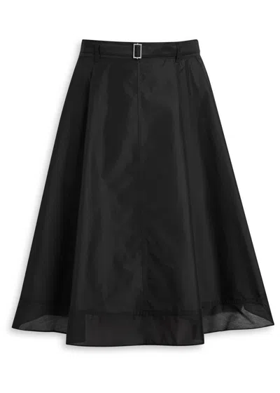 3.1 Phillip Lim Flounce Cotton-blend Midi Skirt