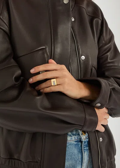 Legier Stone-embellished Brass Ring