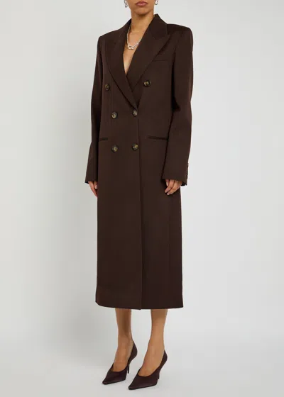 Stella Mccartney Double-breasted Twill Coat