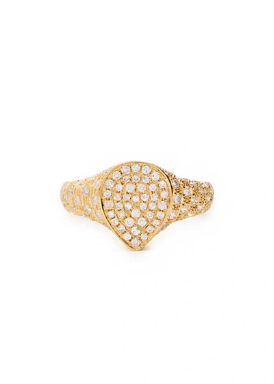 Yvonne Léon Yvonne Leon Chevalière Mini Poire 9kt Gold Ring
