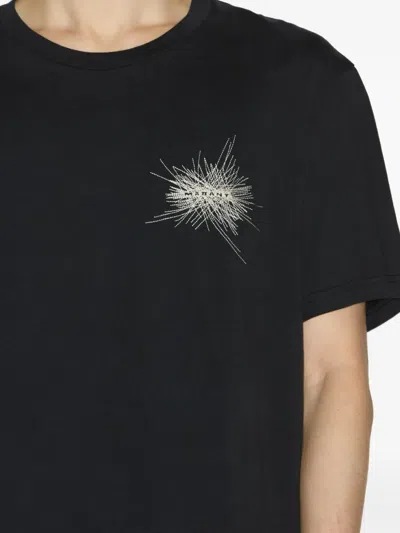 Isabel Marant Black Crewneck Embroidered T-shirt