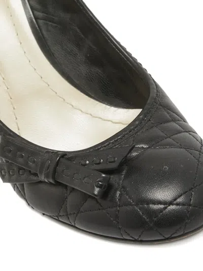 Pre-owned Dior Leather Quilted Pumps