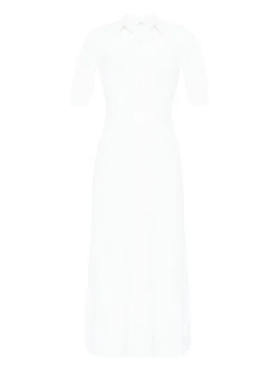 Adam Lippes Fenwick Midi Dress In White