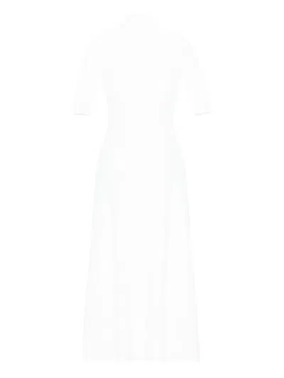 Adam Lippes Fenwick Midi Dress In White