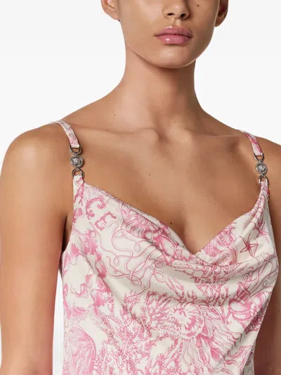 Versace Underwater Barocco Mini Dress