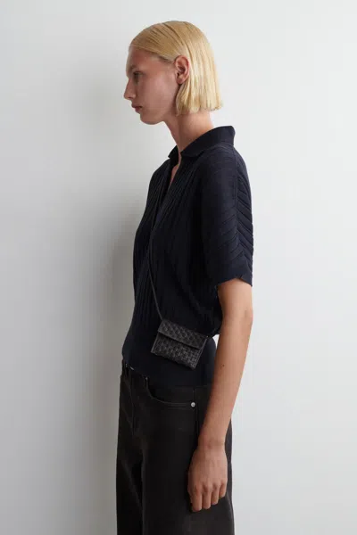 Cos Braided Leather Cardholder