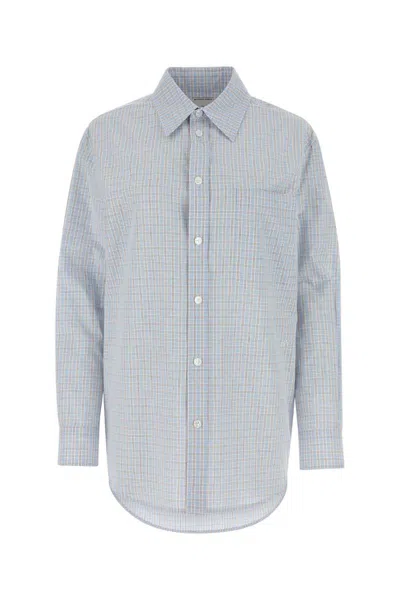 Bottega Veneta Women Embroidered Cotton Blend Shirt In Multi