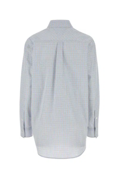 Bottega Veneta Women Embroidered Cotton Blend Shirt In Multi