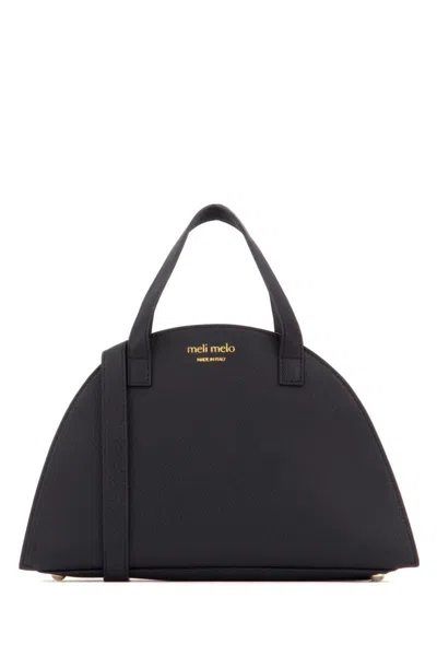 Meli Melo Black Logo-print Tote