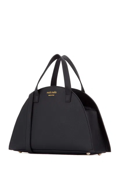 Meli Melo Black Logo-print Tote