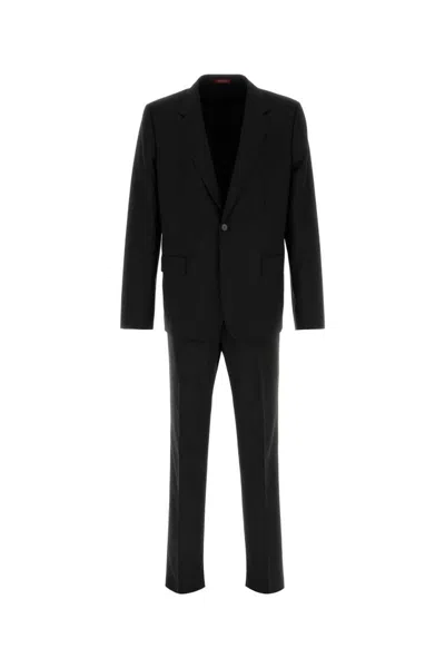 Gucci Wool Suit Double-breasted Design Structured Shoulders