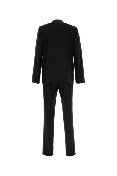 Gucci Wool Suit Double-breasted Design Structured Shoulders
