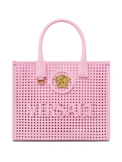 Versace Small La Medusa Laser-cut Tote Bag