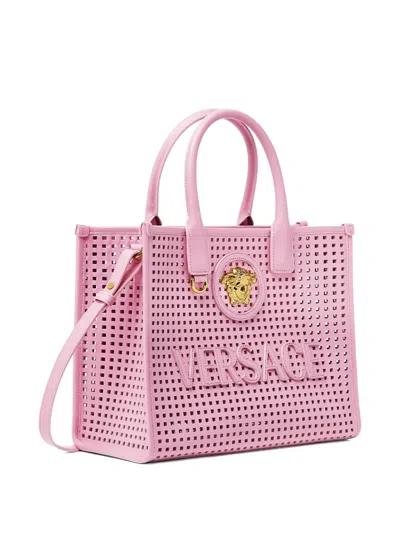 Versace Small La Medusa Laser-cut Tote Bag