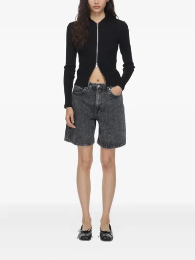 Samsoe & Samsoe Sashelly Denim Shorts In Blue