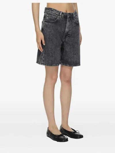 Samsoe & Samsoe Sashelly Denim Shorts In Blue