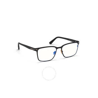 Tom Ford Blue Light Block Square Men's Eyeglasses Ft5733-b 002 55