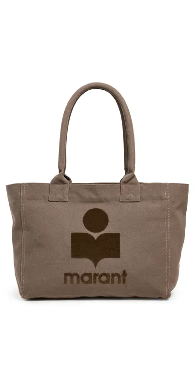 Isabel Marant Yenky Zipped Tote Khaki