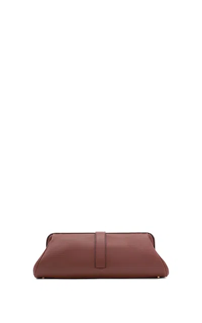 Gabriela Hearst Paola Clutch In Cognac Nappa Leather