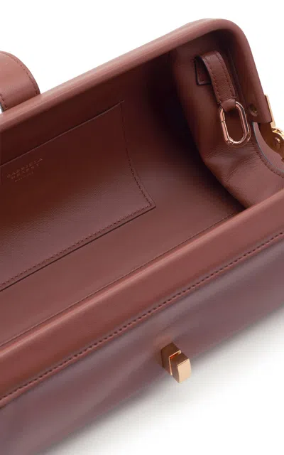 Gabriela Hearst Paola Clutch In Cognac Nappa Leather