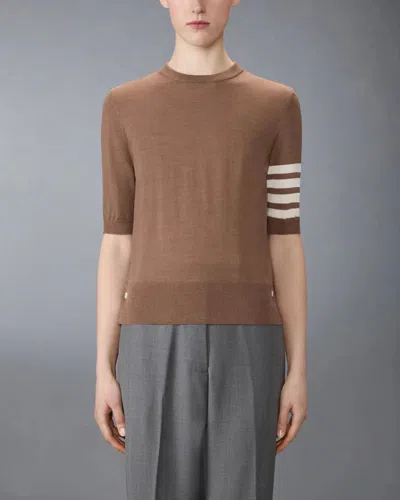 Thom Browne Merino Wool Jersey Stitch 4-bar Tee