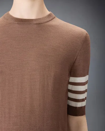 Thom Browne Merino Wool Jersey Stitch 4-bar Tee