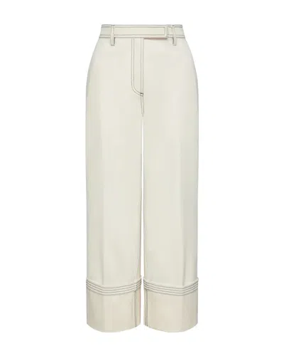 Thom Browne Selvedge Denim Wide Leg Trouser