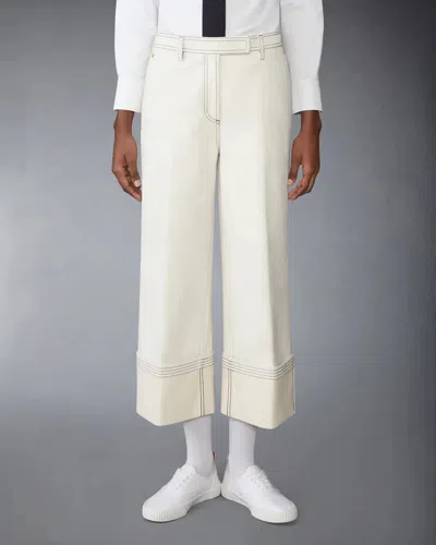 Thom Browne Selvedge Denim Wide Leg Trouser