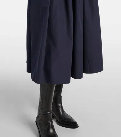 Gabriela Hearst Chiara Cotton Midi Skirt
