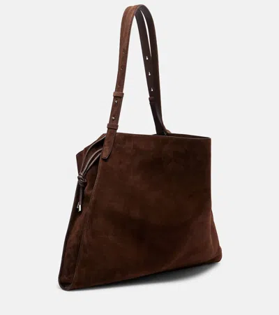 Christian Louboutin Tote Baggy Aus Veloursleder
