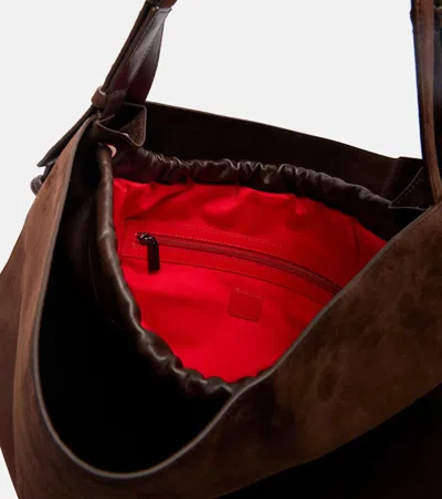 Christian Louboutin Tote Baggy Aus Veloursleder