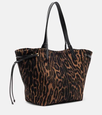 Tom Ford Large Tote Bag In Ocelot Jacquard