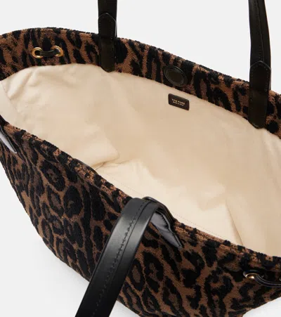 Tom Ford Large Tote Bag In Ocelot Jacquard