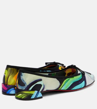 Christian Louboutin Sweetie Jane Satin Crêpe Ballet Flats