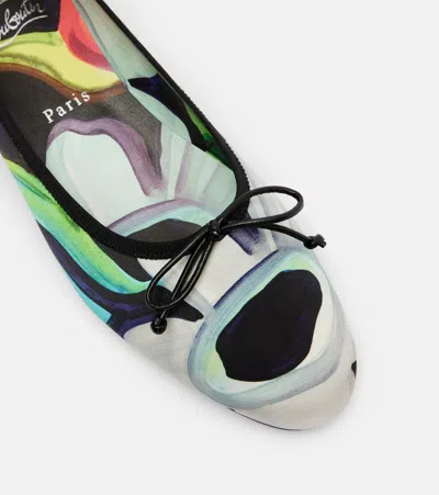 Christian Louboutin Sweetie Jane Satin Crêpe Ballet Flats
