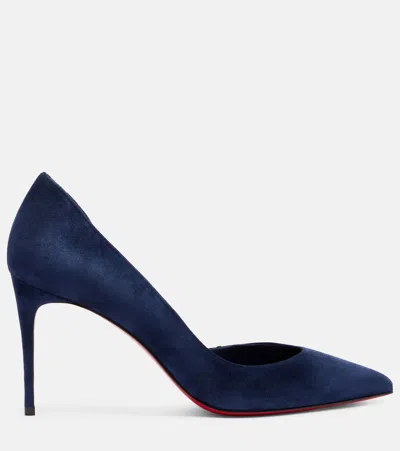Christian Louboutin Iriza 85 Suede Pumps