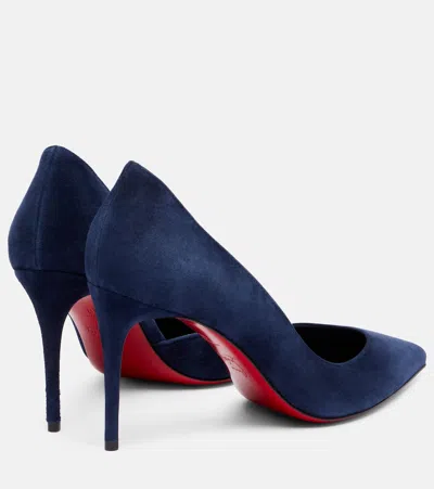 Christian Louboutin Iriza 85 Suede Pumps