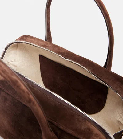 Magda Butrym Brigitte Flower-embellished Shoulder Bag In Brown