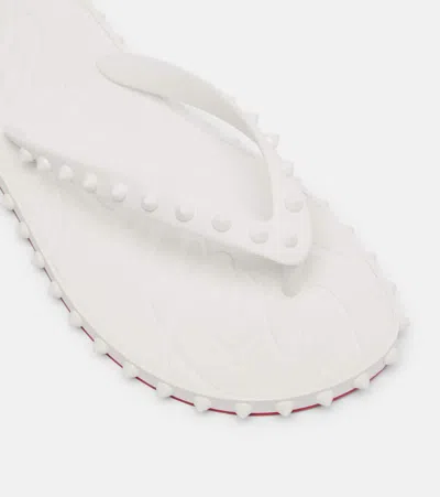 Christian Louboutin Super Loubi Flip Spiked Thong Sandals