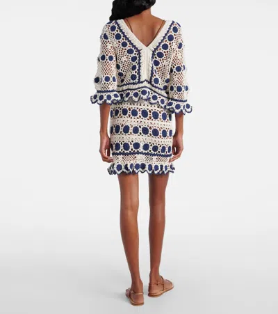 Anna Kosturova Bouquette Crochet Cotton Cardigan