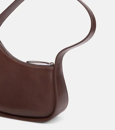 The Row Half Moon Leather Shoulder Bag