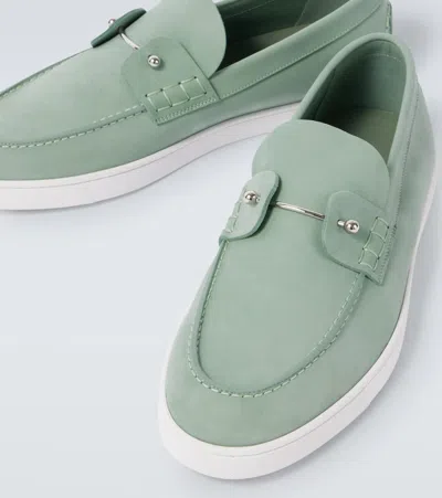 Christian Louboutin Boat Round Toe Loafers With Metal Hardware