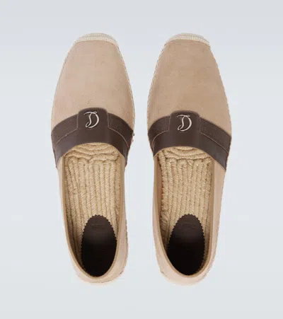Christian Louboutin Alfarica Leather Espadrilles
