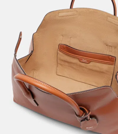 Polo Ralph Lauren E/w Medium Leather Tote Bag