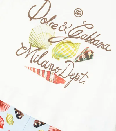 Dolce & Gabbana Baby Logo Cotton Bodysuit
