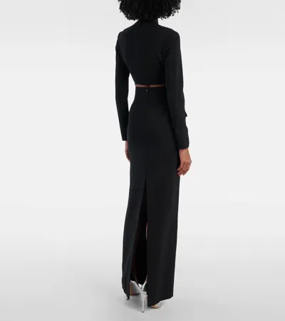 Costarellos Embellished Maxi Skirt In Black