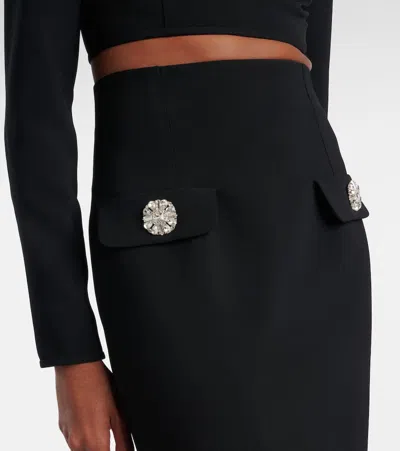 Costarellos Embellished Maxi Skirt In Black