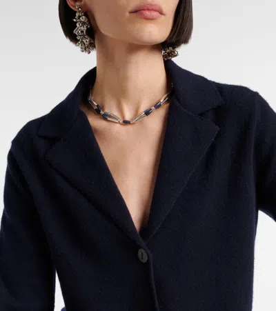 Vince Cropped Wool And Cashmere Cardigan