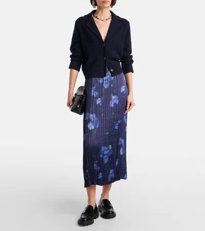Vince Cropped Wool And Cashmere Cardigan